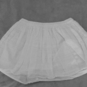 White skirt